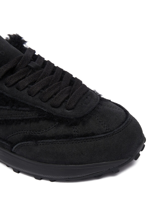 D.A.T.E. Sneakers D.A.T.E. Athleta Shearling W431-AT-TD Schwarz