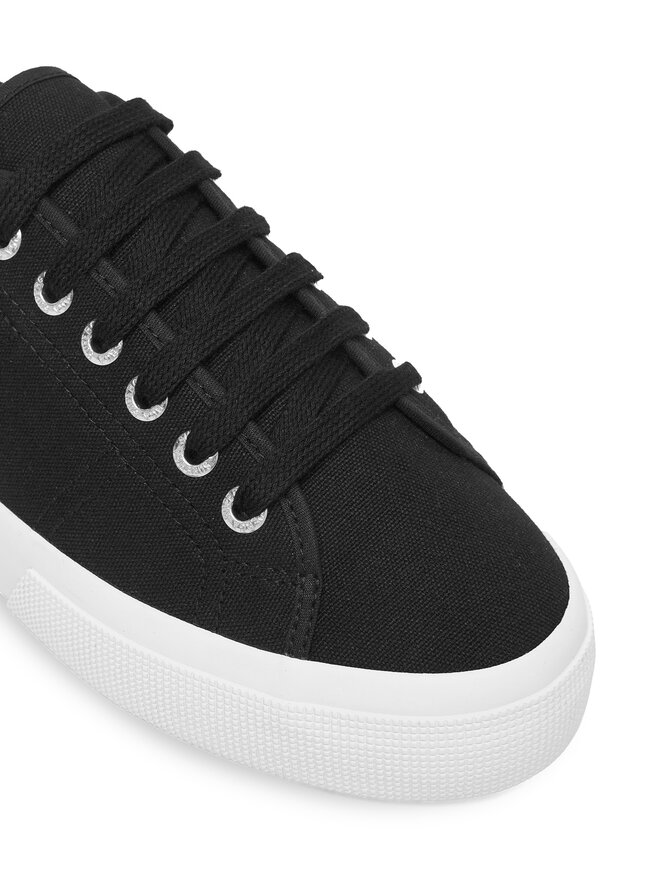 Superga Sneakers aus Stoff Superga Platform Leggera S2142ZW Schwarz