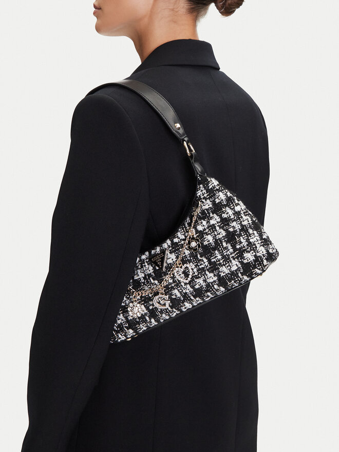Guess Ročna torba Guess Everlee HWTB86 79180 Črna