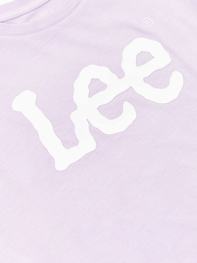 Lee Lee T-Shirt Overdye LEG5080 Μωβ Regular Fit