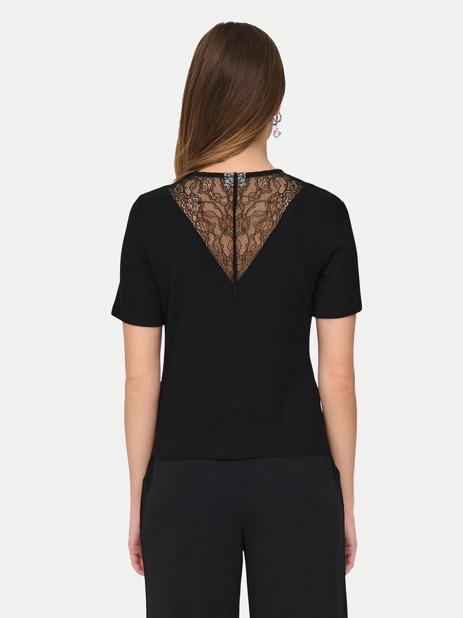 JDY JDY T-Shirt Roxy 15341671 Μαύρο Slim Fit