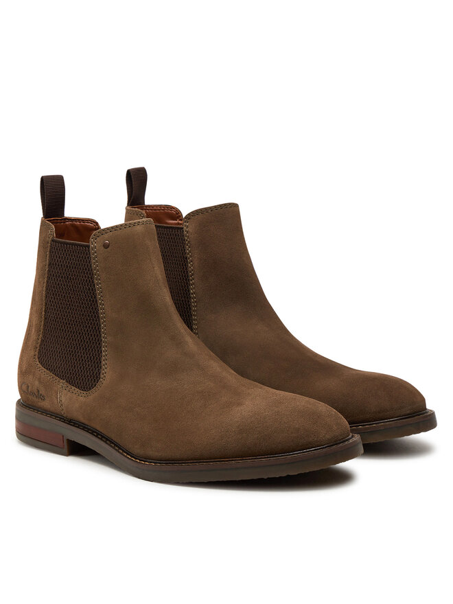 Clarks Боти тип челси Clarks Jaxen Easy 26179437 Кафяв