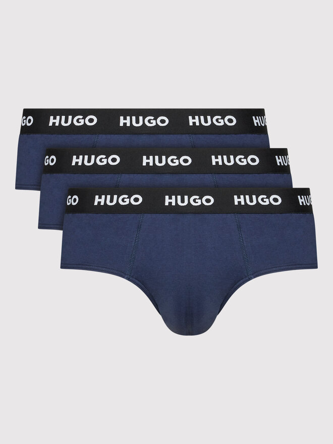 HUGO Hugo Σετ σλιπ 3 τμχ. Hipbrief 50469763 Σκούρο μπλε