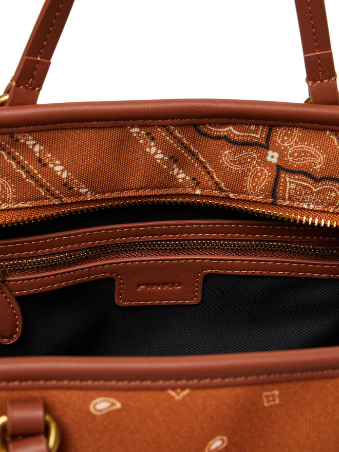 PINKO Τσάντα PINKO Shopper Classic PE 25 PLTT 104899 A2AS Καφέ