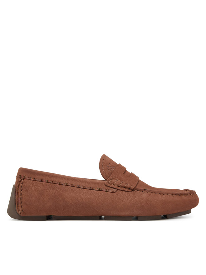 Calvin Klein Мокасини Calvin Klein Driver Penny Nu HM0HM01866 Кафяв
