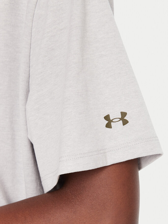 Under Armour Under Armour Футболка Ua Rival Campus 6007883 Сірий Oversize