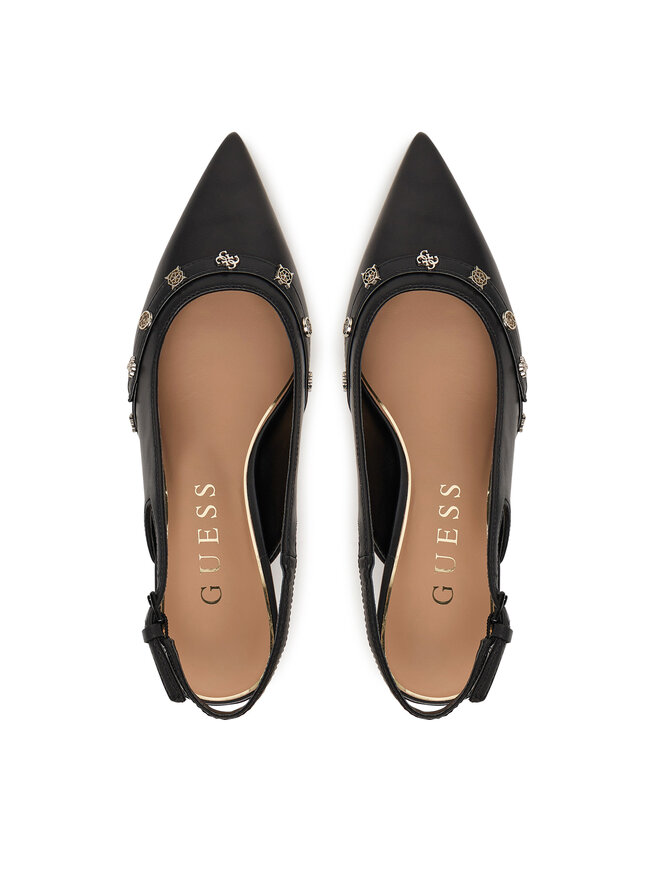 Guess Туфлі Guess FLPYAN LEA05 Чорний