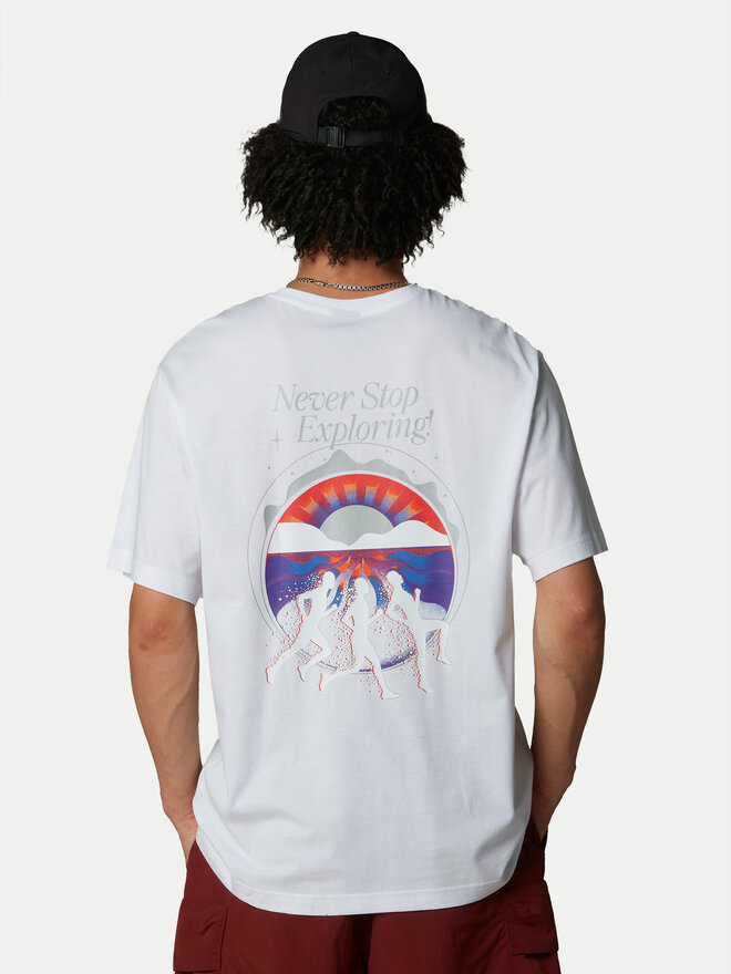 The North Face The North Face Camiseta Unisex SS Never Stop NF0A8C3A Blanco Relaxed Fit