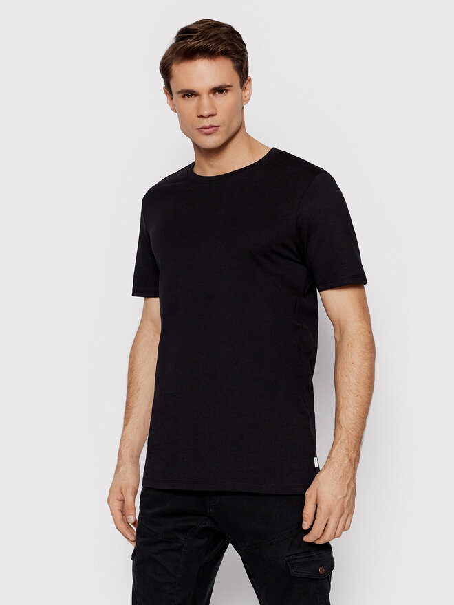 Jack&Jones Jack&Jones Σετ 2 T-Shirts Basic Crew Neck 12133913 Μαύρο Regular Fit