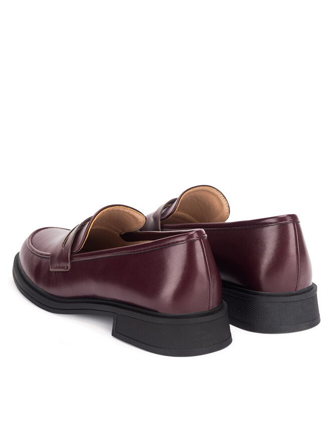 JENNY Mokasyny JENNY WFA3074-1 Bordowy