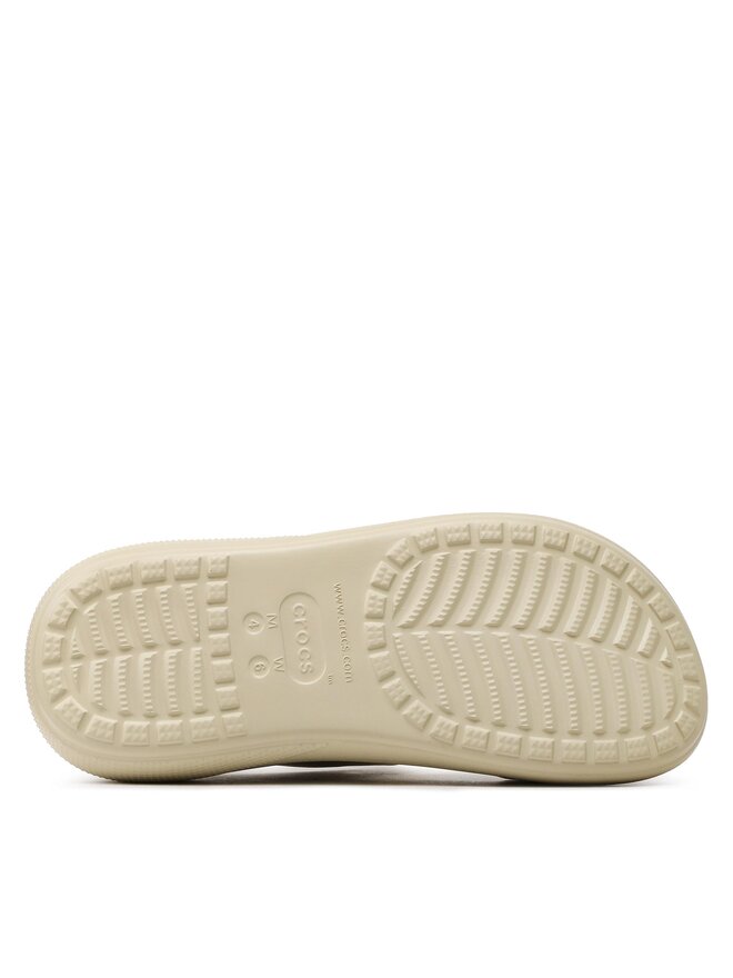 Crocs Шльопанці Crocs Classic Crush Sandal 207670 Бежевий