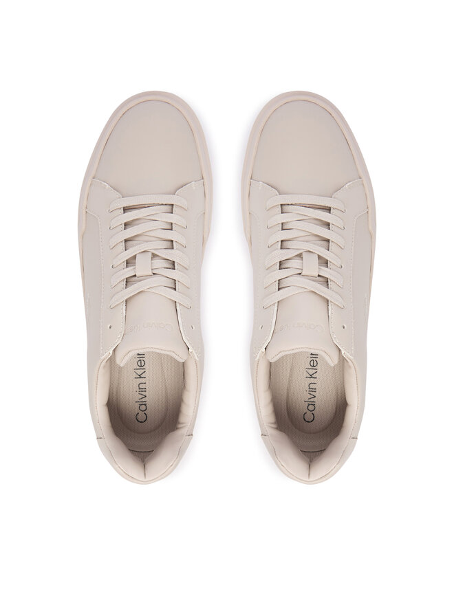 Calvin Klein Sneakers Calvin Klein Chunky Cupsole Laceup Lth Wn YW0YW01947 Écru