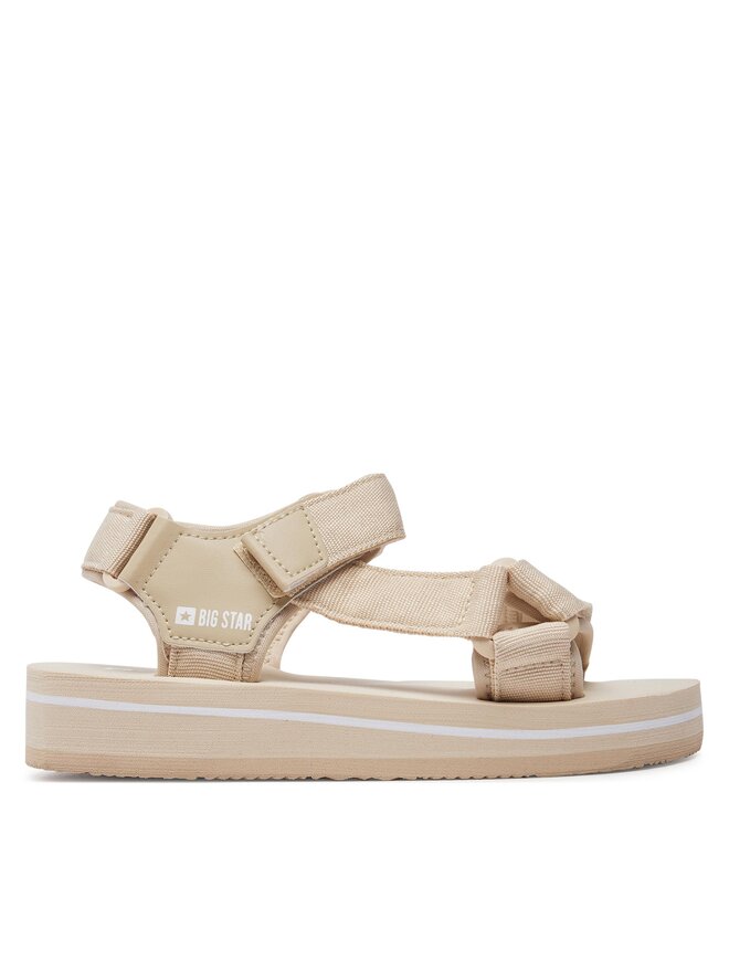 Big Star Shoes Sandały Big Star Shoes NN274A535 Beżowy