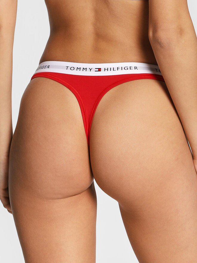Tommy Hilfiger Tommy Hilfiger Stringtanga UW0UW03835 Rot