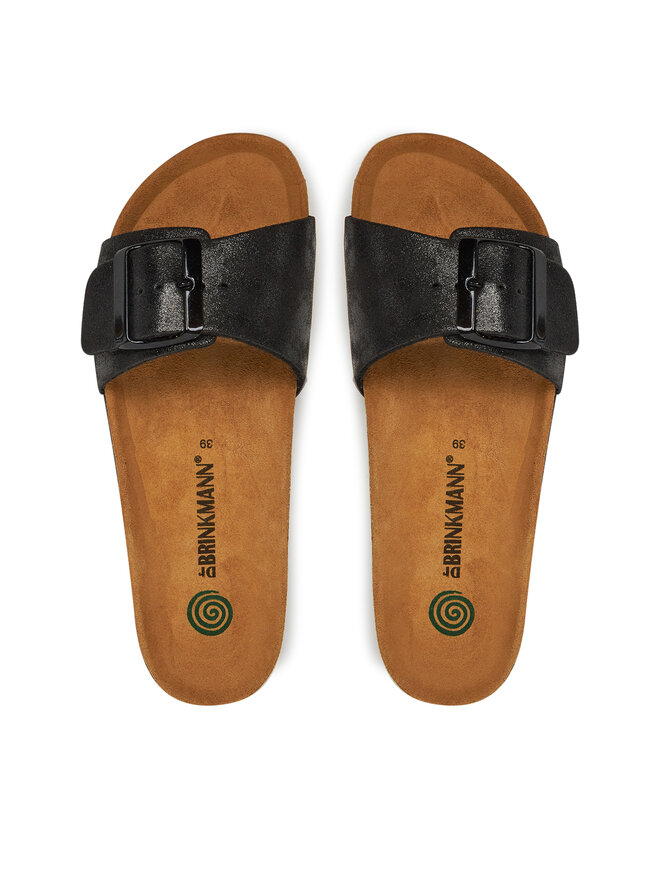 Klapki Dr Brinkmann 700677 01 Czarny eobuwie com pl