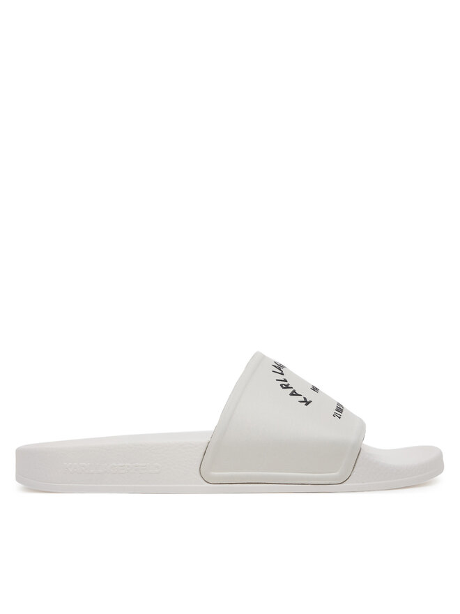 KARL LAGERFELD Şlapi KARL LAGERFELD Kondo 2.0 KL80908A Alb