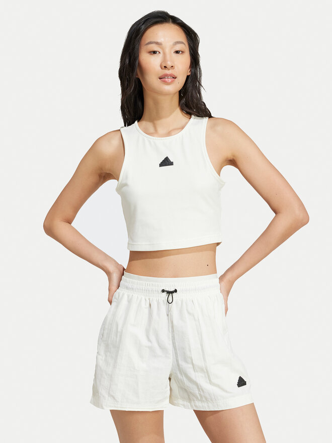 adidas adidas Топ City Escape JD8185 Білий Slim Fit