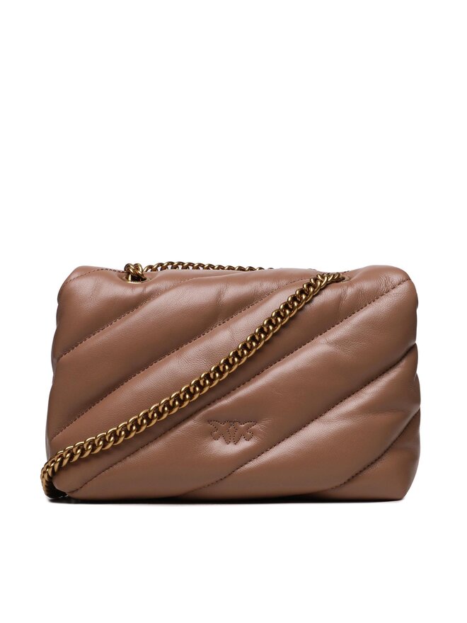 PINKO Torebka PINKO Love Mini Puff Cl AI 23-24 PLTT 100039 A0F2 Beżowy