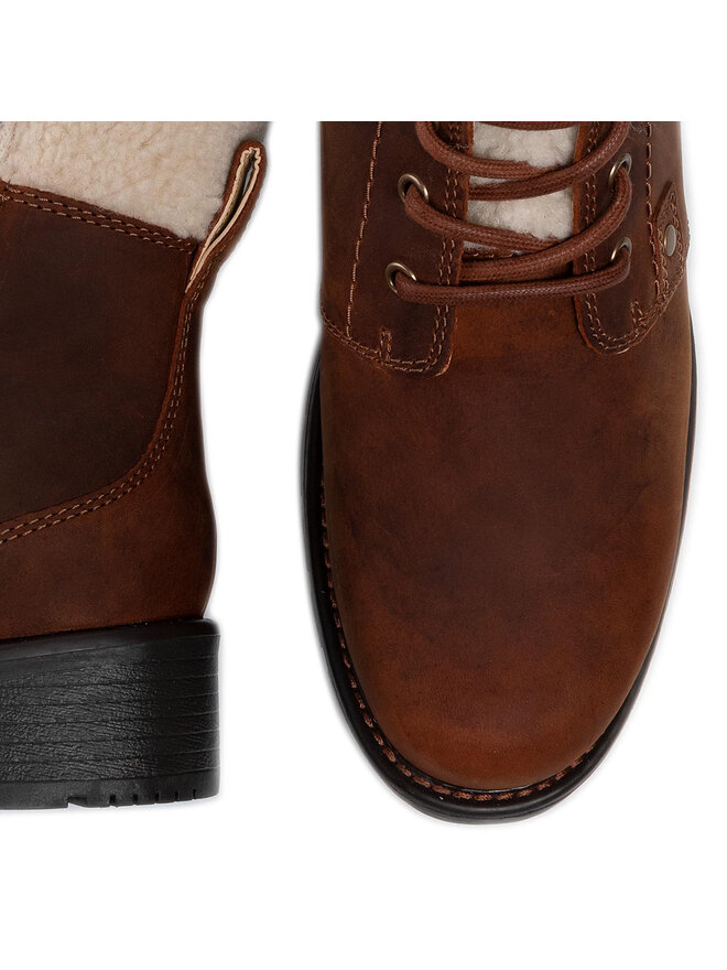 Clarks Schnürschuhe Clarks Orinoco Dusk 261464194 Braun