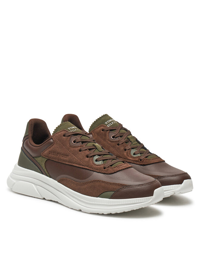 Tommy Hilfiger Сникърси Tommy Hilfiger FM0FM05345 Кафяв