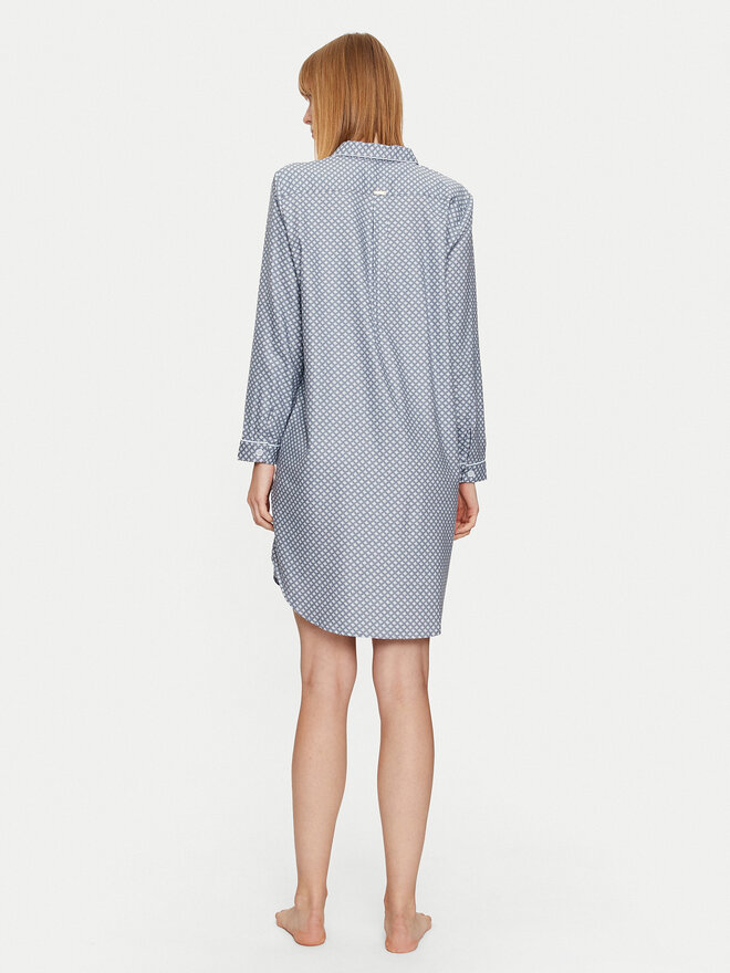 Selmark Selmark Camisón Corba Tera P7363 Azul Regular Fit
