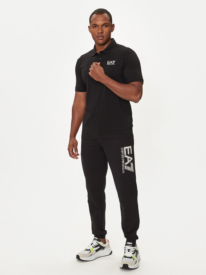 EA7 Emporio Armani EA7 Emporio Armani Polo marškinėliai 6DPF16 PJVQZ 1200 Juoda Regular Fit