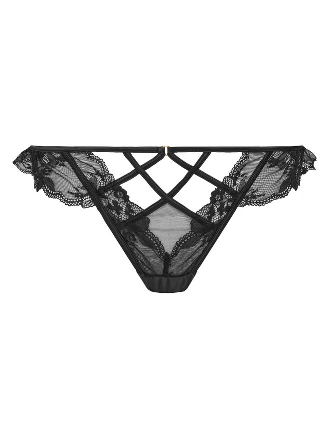 Hunkemöller Hunkemöller Στρίνγκ Amari 301043 Μαύρο