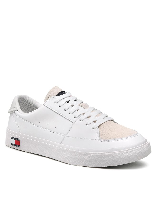 Tommy Jeans Сникърси Tommy Jeans Vulcanized Ess EM0EM01106 Бял