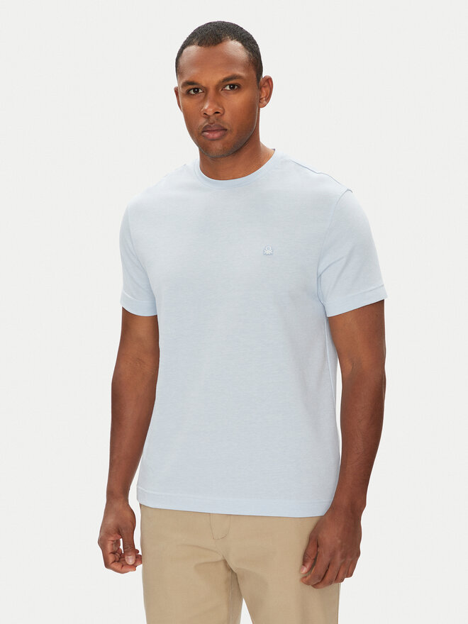 United Colors Of Benetton United Colors Of Benetton Camiseta 3M4WU1088 Azul Relaxed Fit