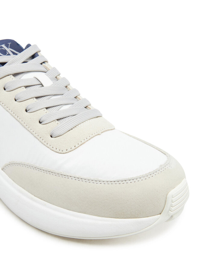 Calvin Klein Jeans Sneakers Calvin Klein Jeans Athleisure Runner Laceup Mix YM0YM01195 Alb
