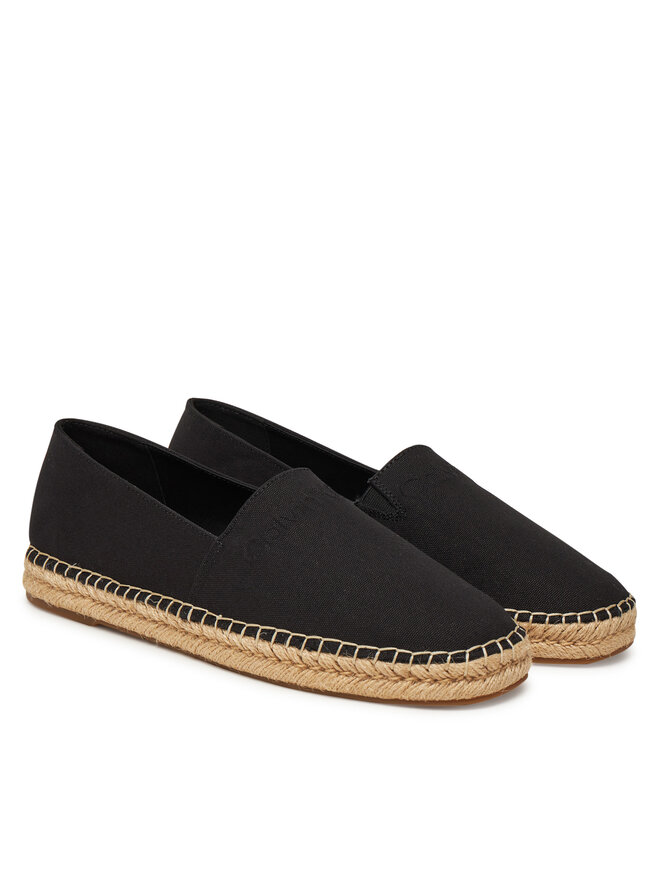 Calvin Klein Espadrile Calvin Klein Espadrille Cv Logo HM0HM01808 Negru