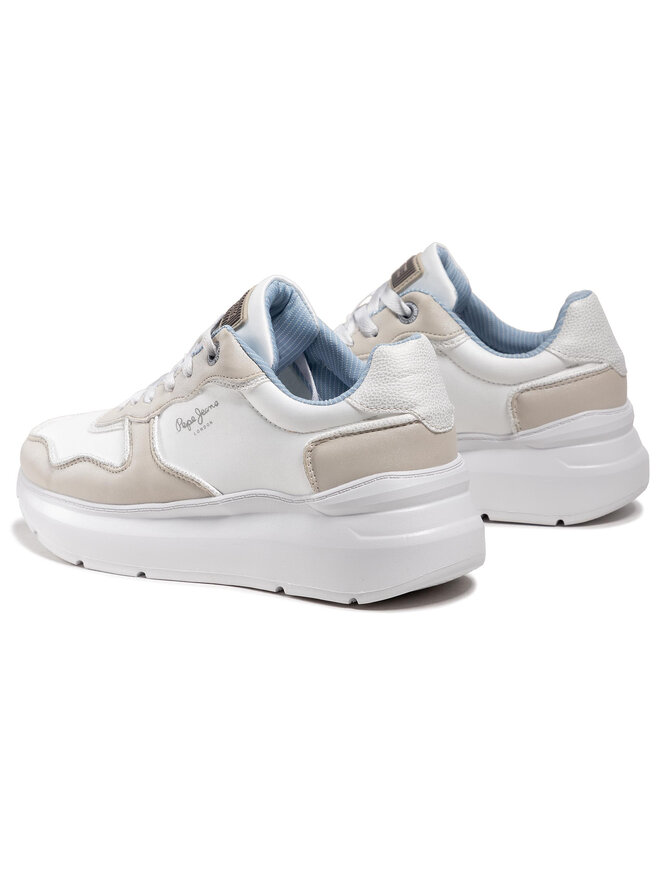Pepe Jeans Sneakers Pepe Jeans Peckam Block PLS31128 Weiß