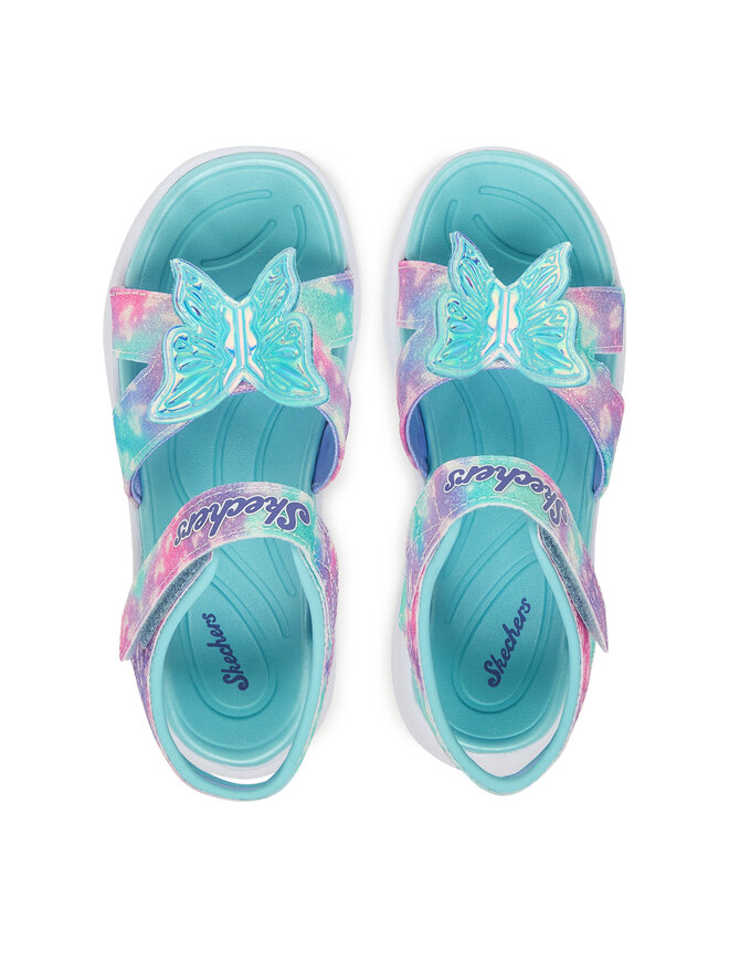 Skechers Босоніжки Skechers Jumpsters Sandal - Butterfly Brites 303109L/AQMT Голубий