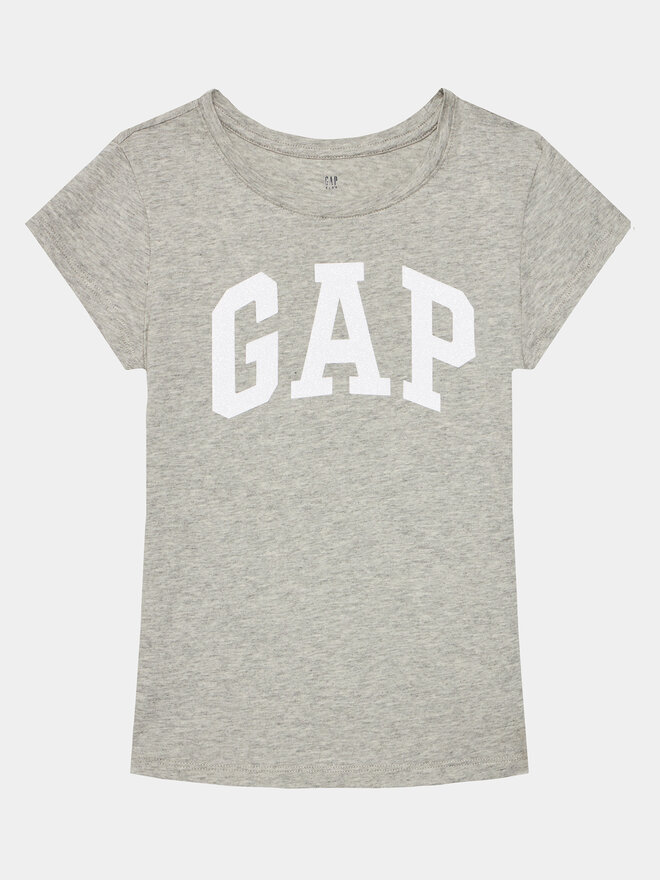 Gap Gap Marškinėliai 460525-08 Pilka Regular Fit