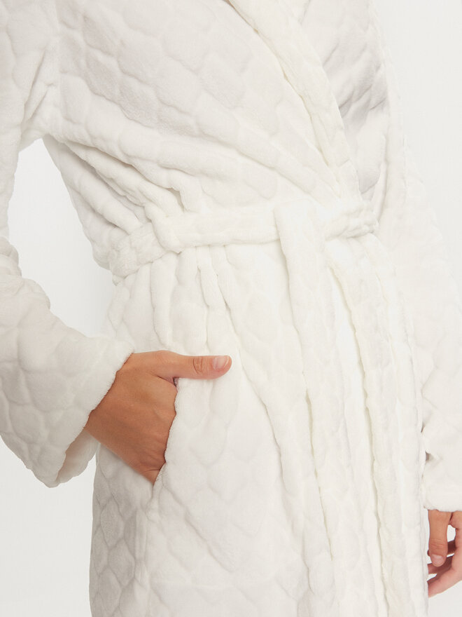 Hunkemöller Hunkemöller Bademantel 206543 Weiß