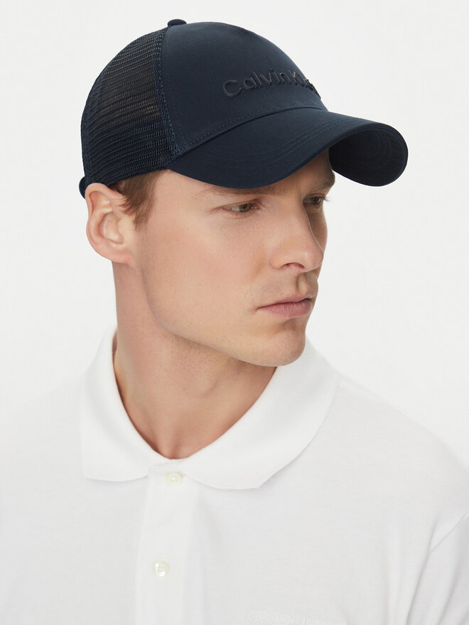 Calvin Klein Czapka z daszkiem Calvin Klein K50K513015 Granatowy