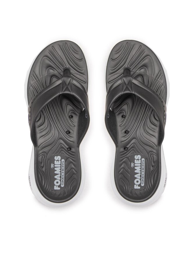 Джапанки Skechers Bali 111100/BKW Черен | obuvki.bg