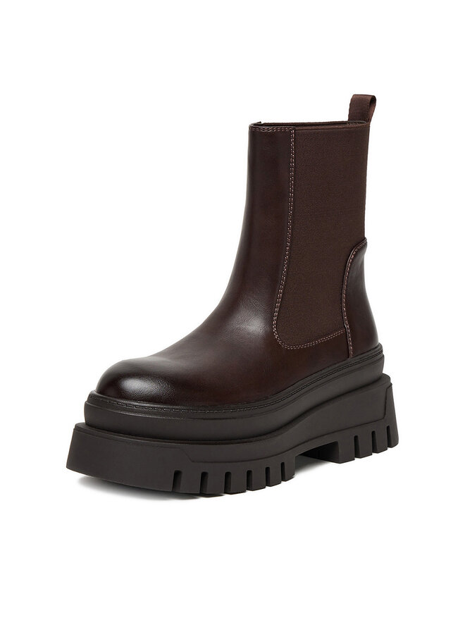 DeeZee Klassische Stiefeletten DeeZee CEO-HY60290S-1 Braun