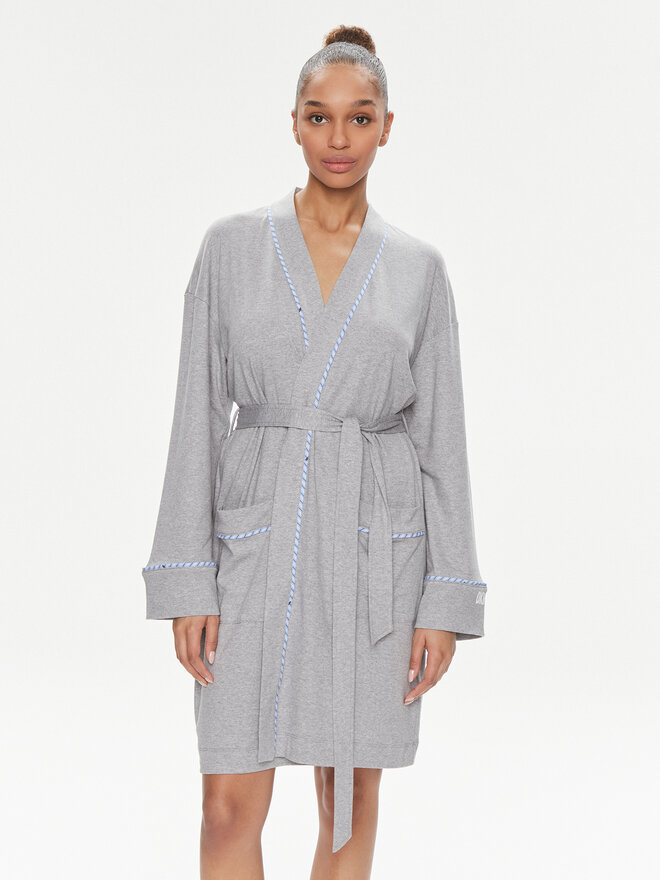 DKNY DKNY Bademantel YI10008 Grau