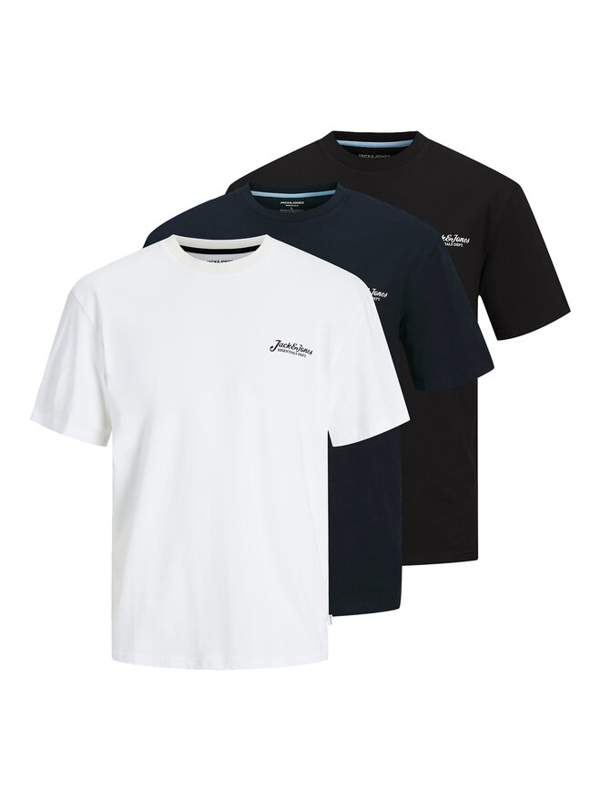 Jack&Jones Jack&Jones Set od 3 majice Beau 12277465 Šarena Relaxed Fit
