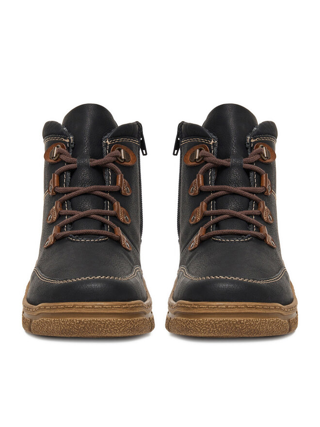 Rieker Schnürschuhe Rieker CEO-72313-00 Schwarz