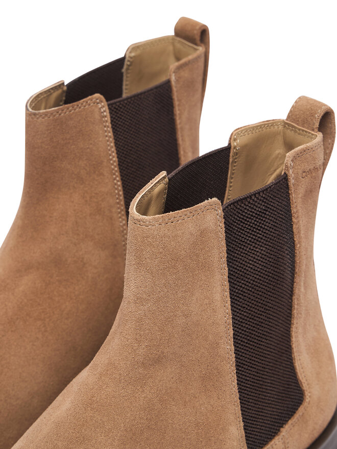 Calvin Klein Klassische Stiefeletten Calvin Klein Ess Rubber Chelsea Su HM0HM02055 Beige
