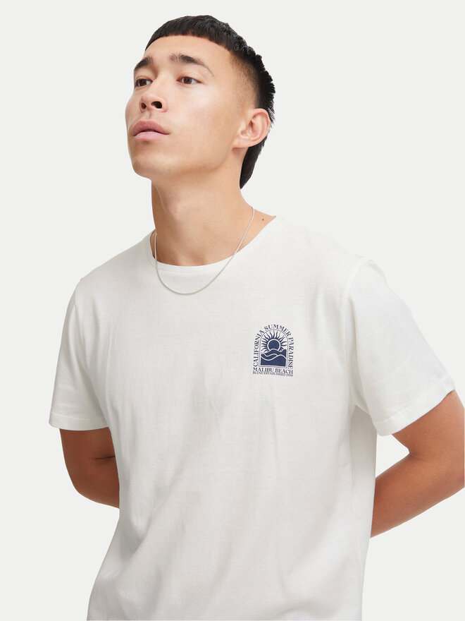 Blend Blend Camiseta 20716481 Blanco Regular Fit