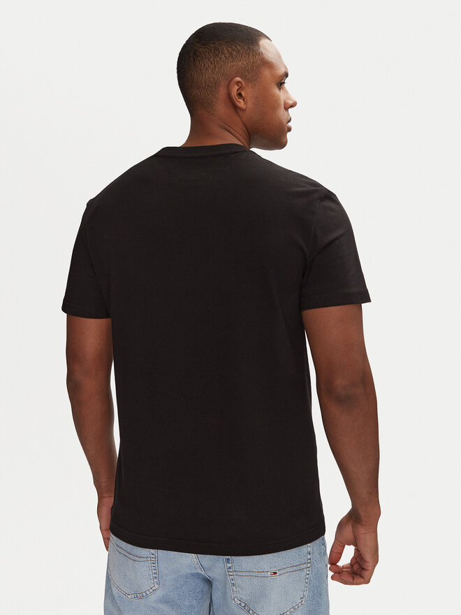 Tommy Jeans Tommy Jeans Marškinėliai Signature Dna DM0DM20817 Juoda Regular Fit