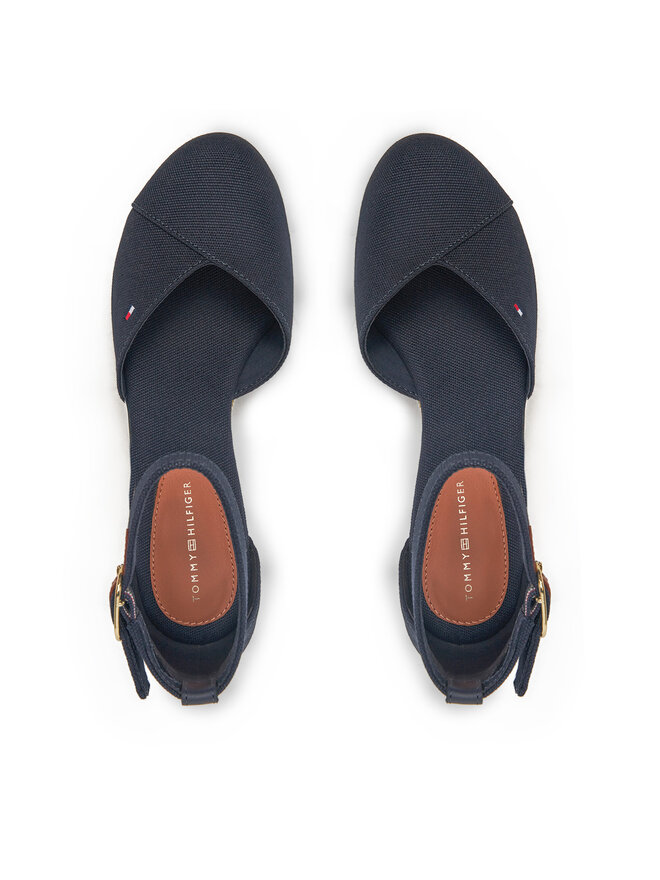Tommy Hilfiger Espadryle Tommy Hilfiger FW0FW08657 Granatowy