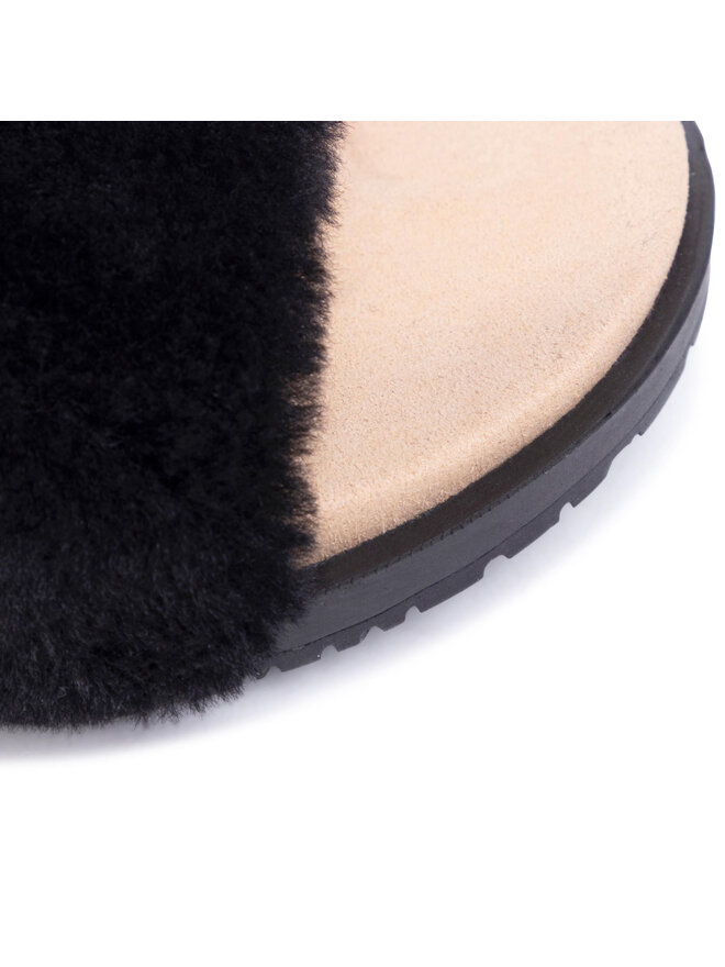 Pantoletten EMU Australia Robe W11801 Schwarz | eschuhe.de