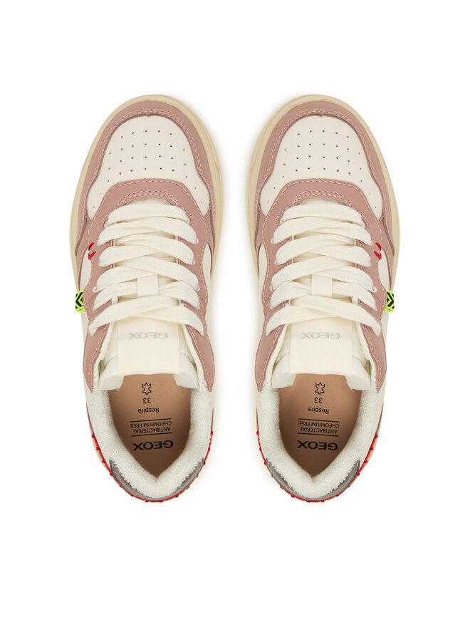 Geox Sneakersy Geox J Lestrella J56NLC 000BC C0674 S Bílá