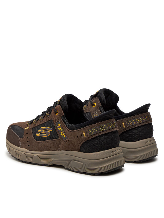 Skechers Sneakersy Skechers Oak Canyon 237450/BRBK Hnedá