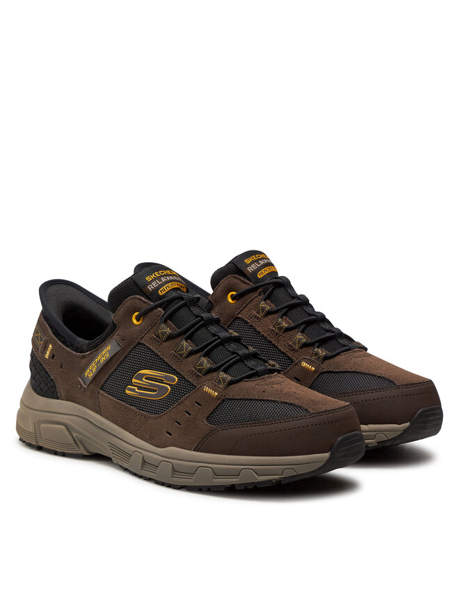 Skechers Sneakersy Skechers Oak Canyon 237450/BRBK Hnedá