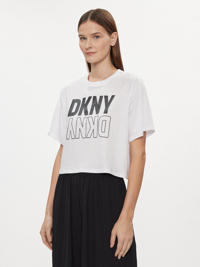 DKNY Sport DKNY Sport Póló DP2T8559 Fehér Relaxed Fit